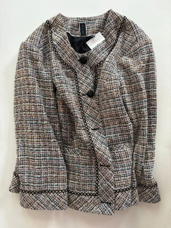 Blazer By Nicole By Nicole Miller In Tweed, Size: 2x Women's Classic Blazer