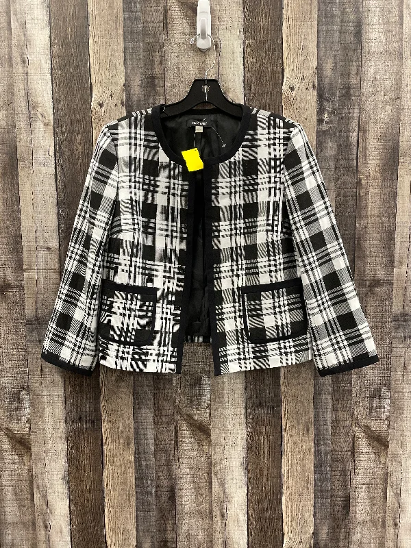 Blazer By Nine West In Black & White, Size: M Women's Formal Blazer