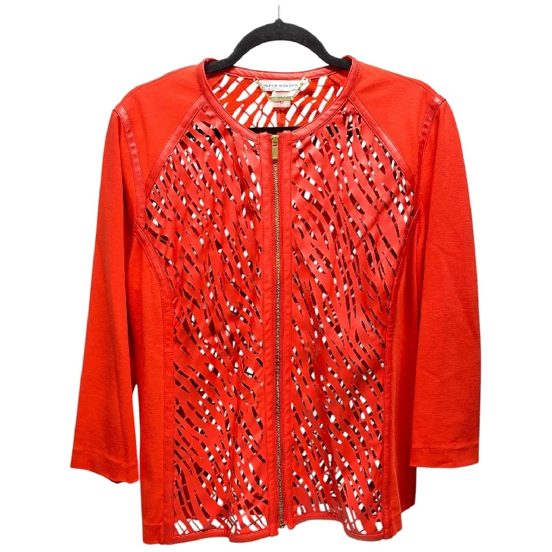 Blazer By Peter Nygard In Red, Size: L Women's Custom Jacket