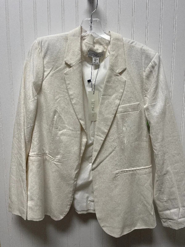 Blazer By Rachel Zoe In Cream, Size: Xl Women's Designer Suit