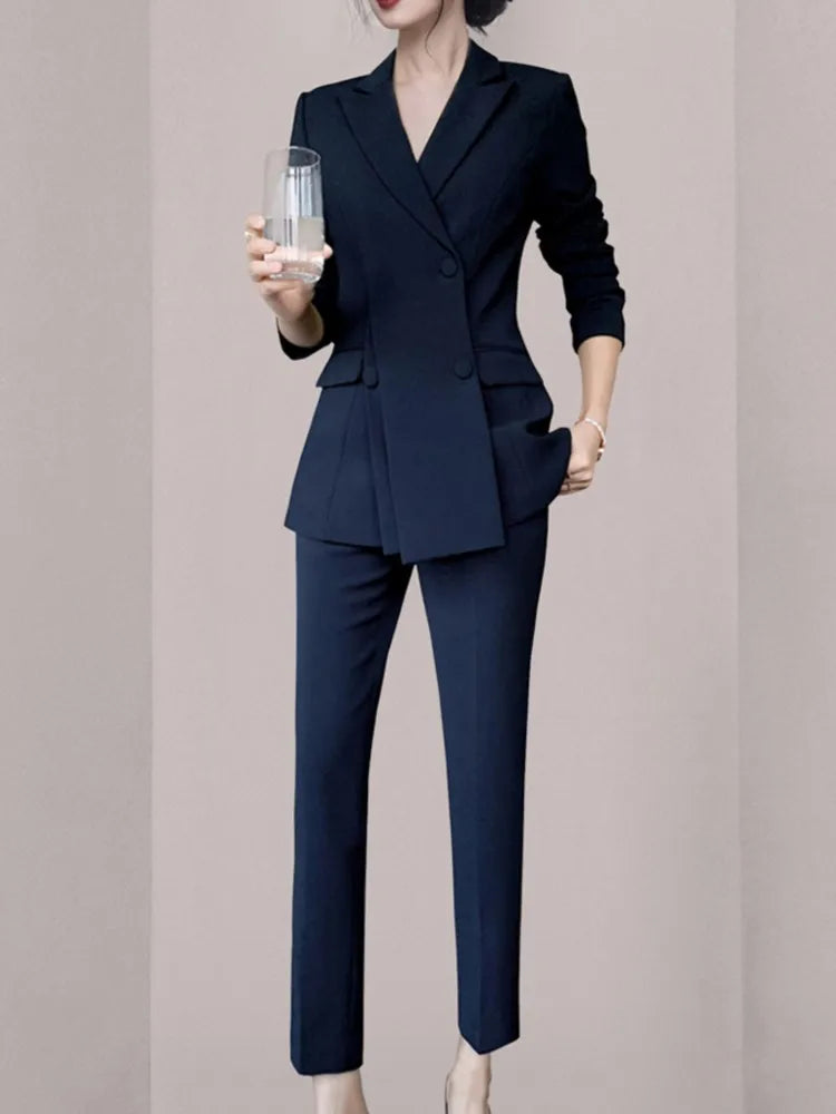 Exude Elan Fancy Pantsuit | Women's Pantsuit | Modern Blazer Pantsuit | Suit Coat Women's Solid Blazer Exude Elan Fancy Pantsuit | Women's Pantsuit | Modern Blazer Pantsuit | Suit Coat Women's Solid Blazer