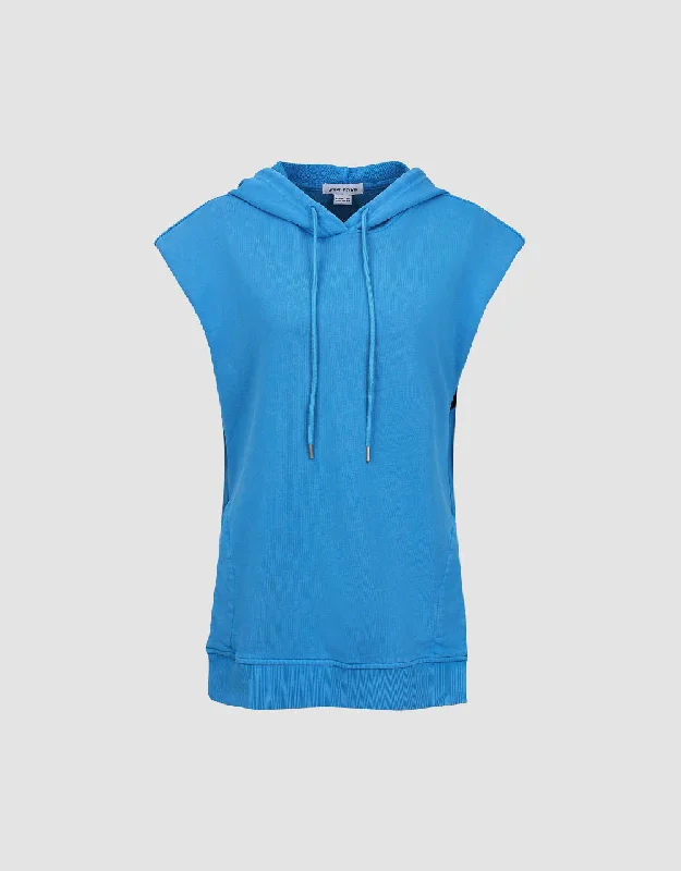 Hooded Loose Tank Top flexible tank top