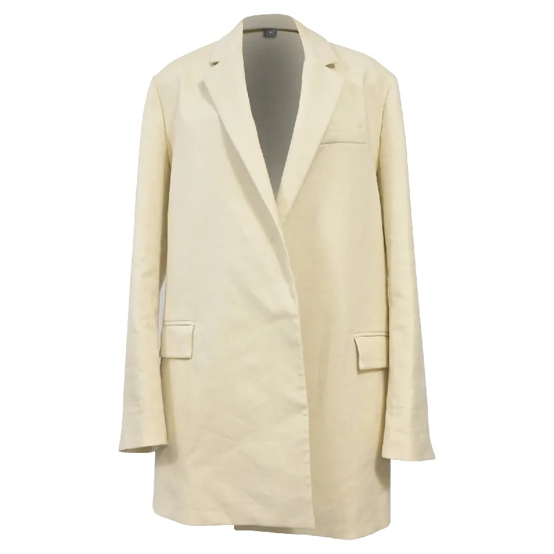 Joseph Julia Blazer in Ecru Linen Women's Print Jacket
