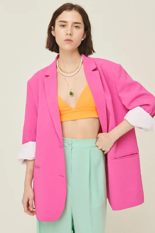Mar Vivid Boyfriend Blazer Women's Vintage Jacket