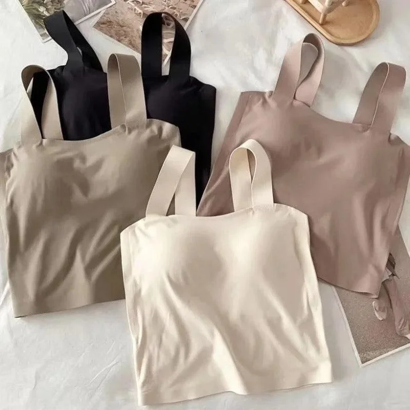 Mariam Tank Tops with Inbuilt Bra layering tank top