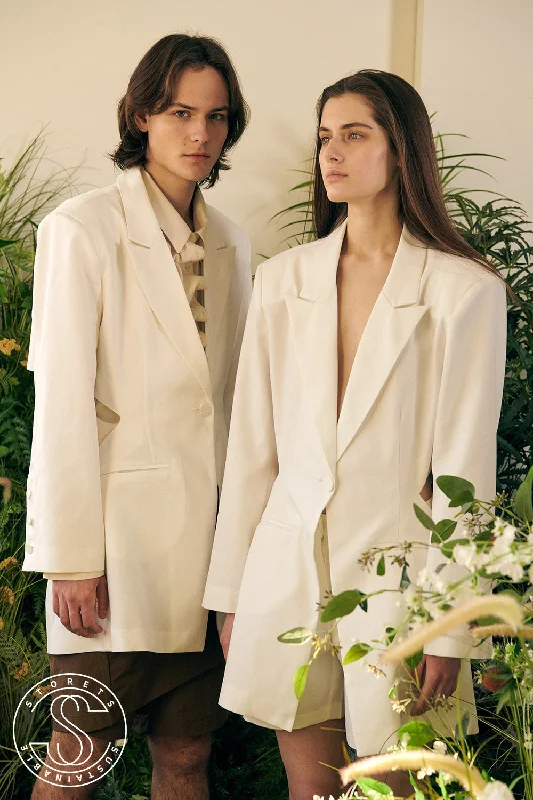 Recycled Poly Cut-Out Blazer Women's Fashion Blazer