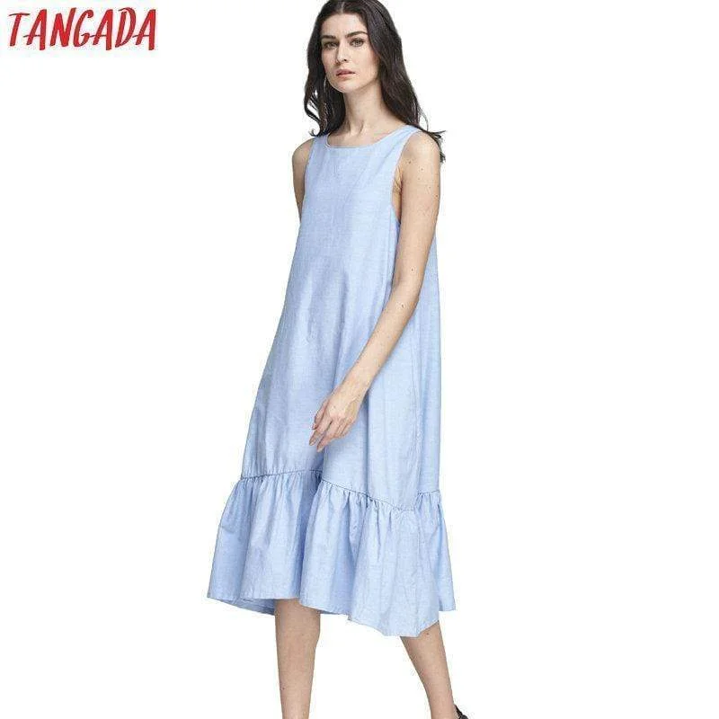 Dresses For Women Long Tank Top Beach Summer Sleeveless Top cutout tank top