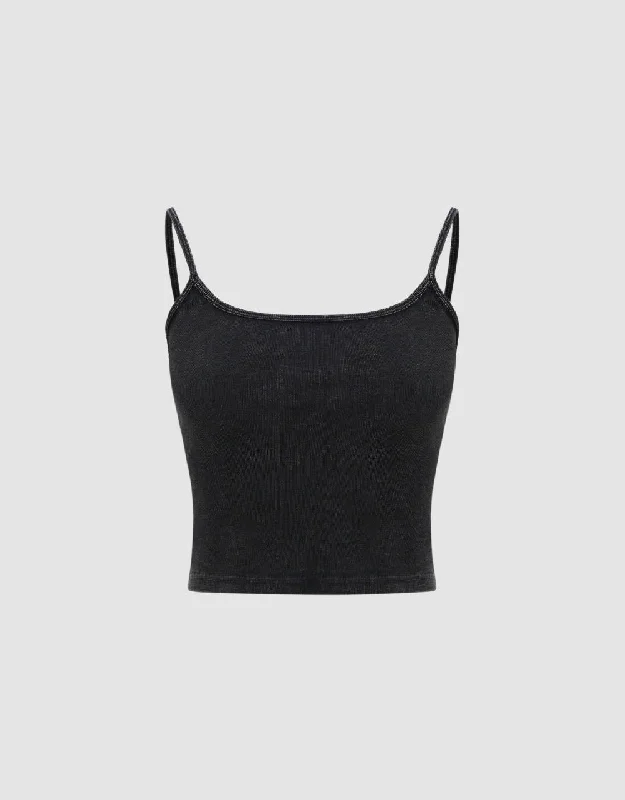 U Neck Skinny Tank Top flirty tank top