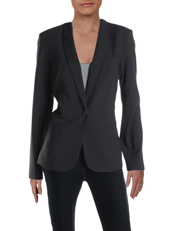 Womens Suit Separate Business One-Button Blazer Women's Patchwork Suit