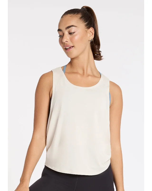 Nimble in the Flow Tank - Cloud metallic tank top