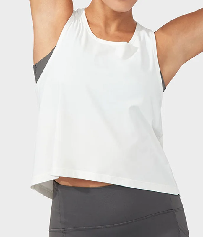 Root to Rise Tank silver tank top