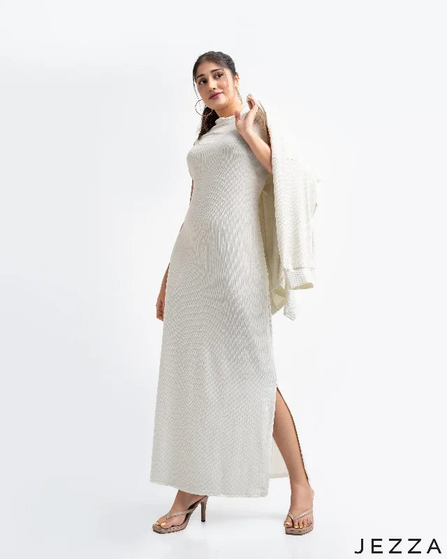 JEZZA Women's Matching Modest Cardigan & Inner Set 54381/54371 Asymmetrical,ymmetric Pencil Cardigan JEZZA Women's Matching Modest Cardigan & Inner Set 54381/54371 Asymmetrical,ymmetric Pencil Cardigan