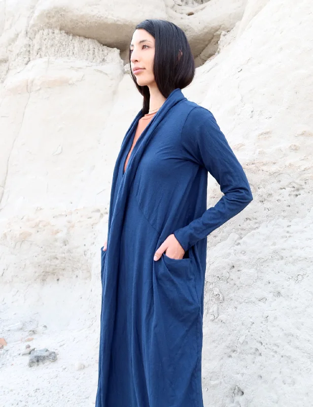 Origami Long Cardigan Wool Fabric Cashmere Fabric Tweed Fabric