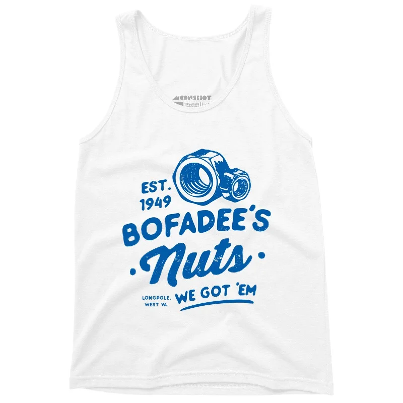 Bofadees Nuts - Unisex Tank Top white tank top