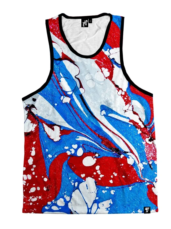 Captain Marble Unisex Tank Top sheer tank top