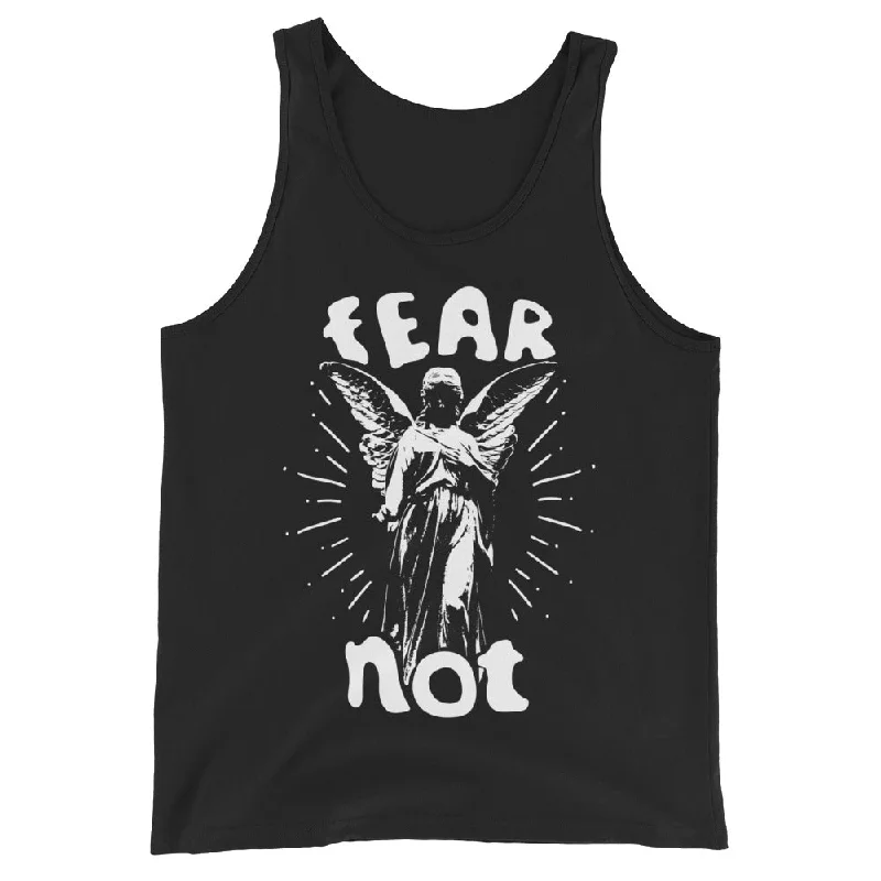 Fear Not Graphic Tank Top floral tank top
