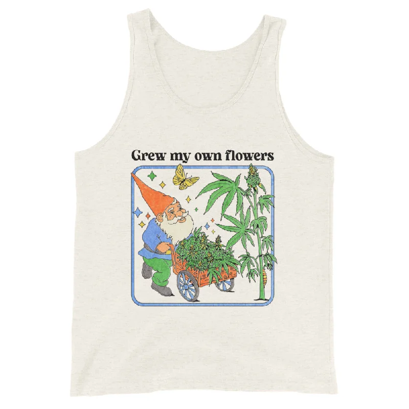 Grew My Own Flowers Graphic Tank Top tie dye tank