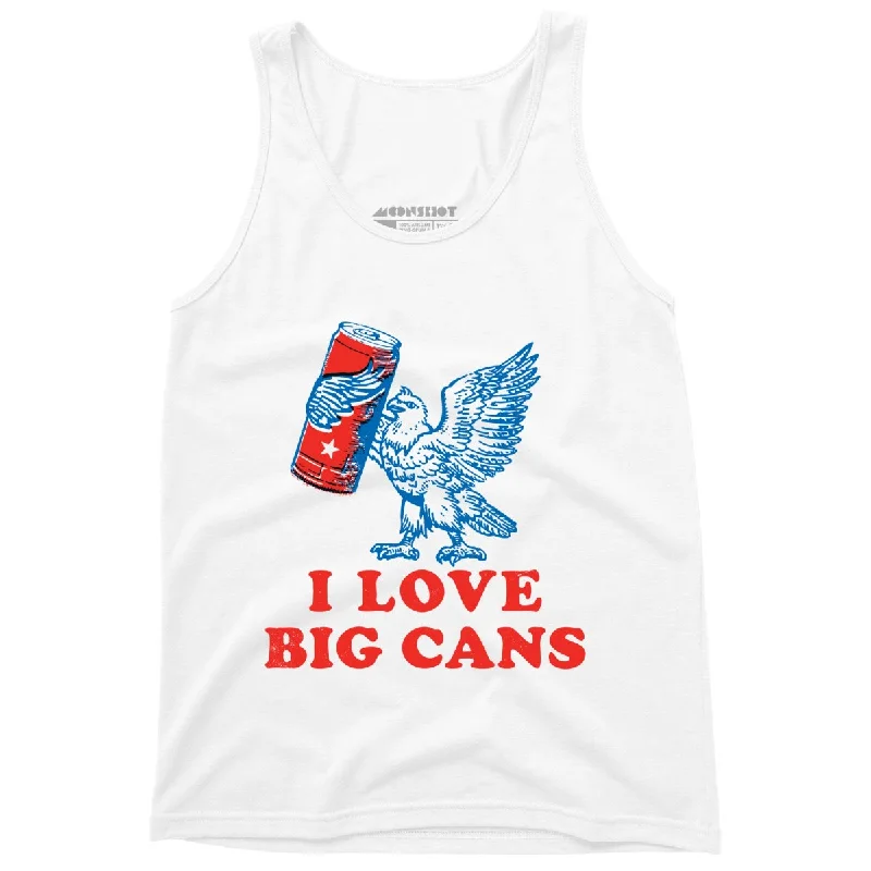 I Love Big Cans - Unisex Tank Top ivory tank top