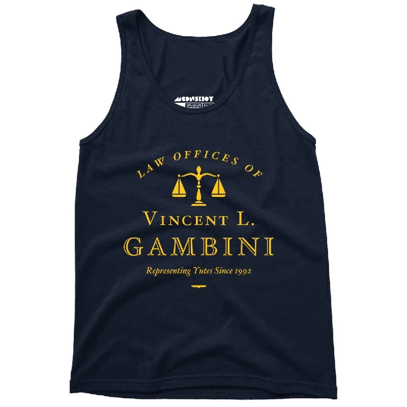 Law Offices of Vincent L. Gambini - Unisex Tank Top glitter tank top