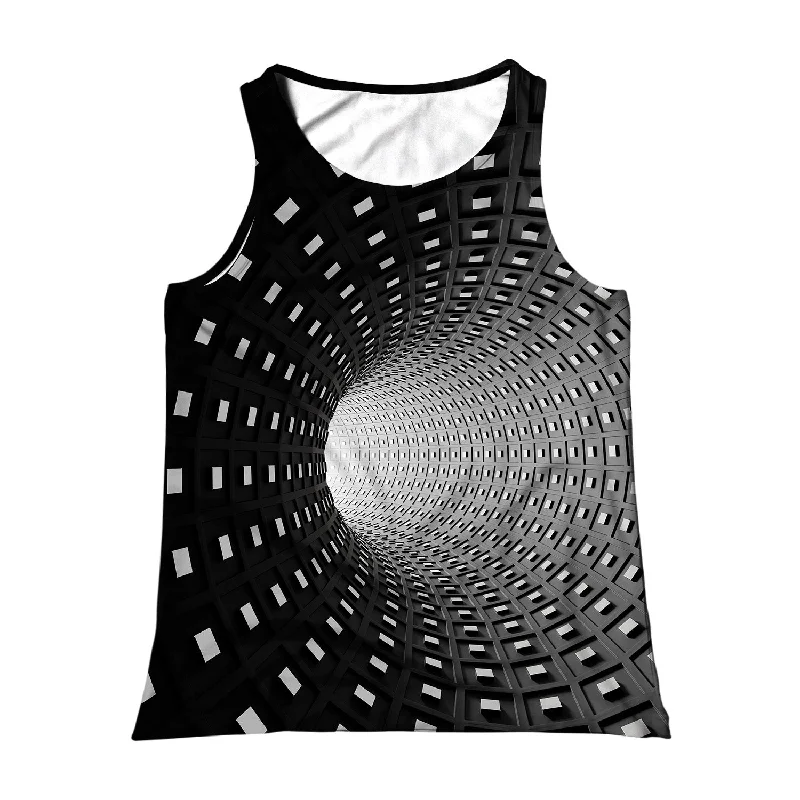 Optical Illusion All Over Print Unisex Tank Top gym tank top