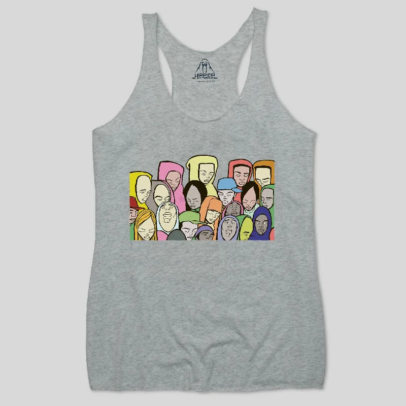 HEADS WOMEN'S RACERBACK TANK loose fit tank