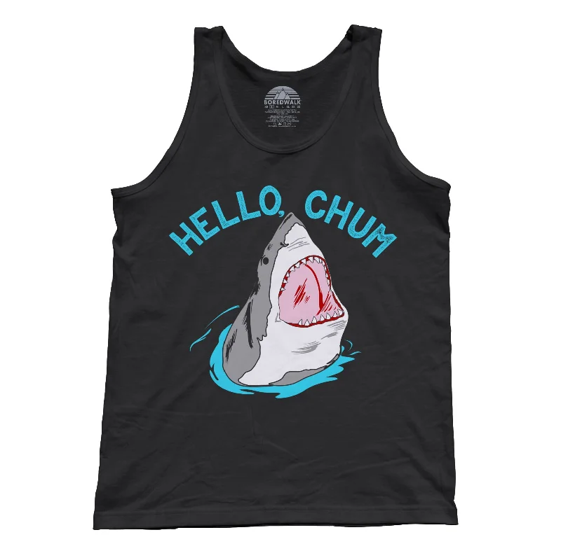 Unisex Hello Chum Shark Tank Top low neck tank