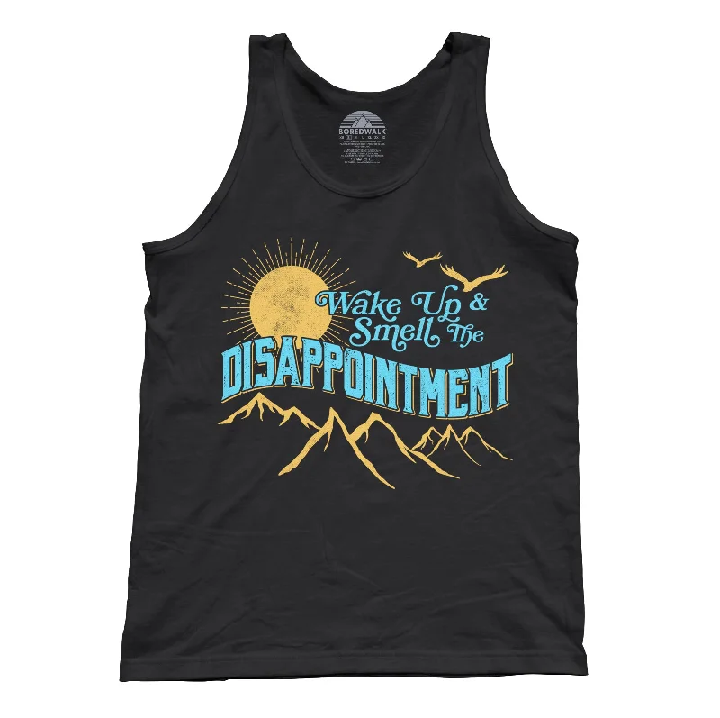 Unisex Wake Up And Smell The Disappointment Tank Top cutout tank top