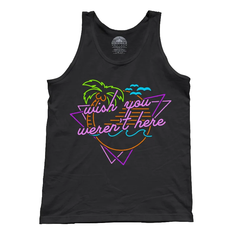 Unisex Wish You Weren't Here Tank Top low neck tank