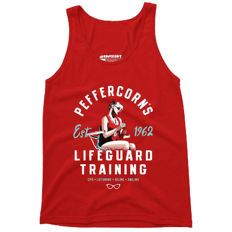 Wendy Peffercorn's Lifeguard Training - Unisex Tank Top cutout tank top