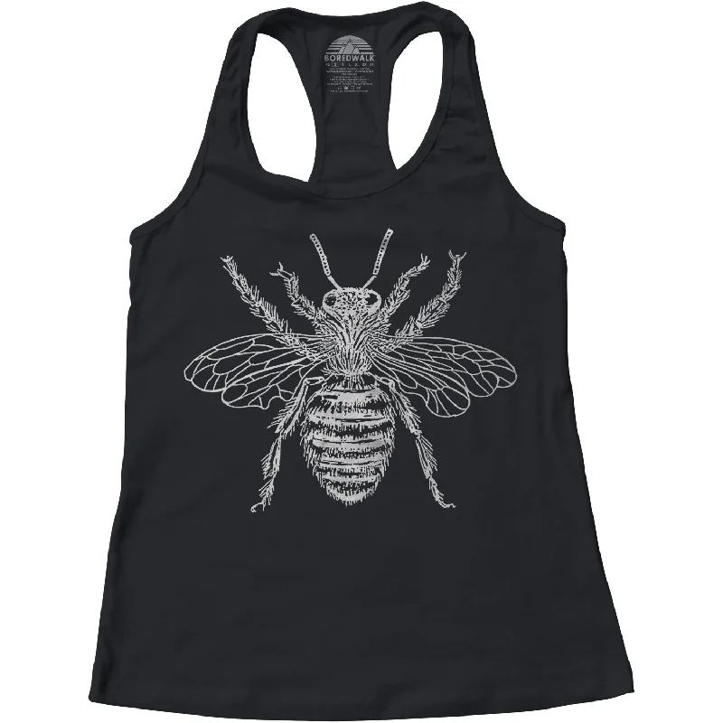 Women's Bee Racerback Tank Top cute tank top