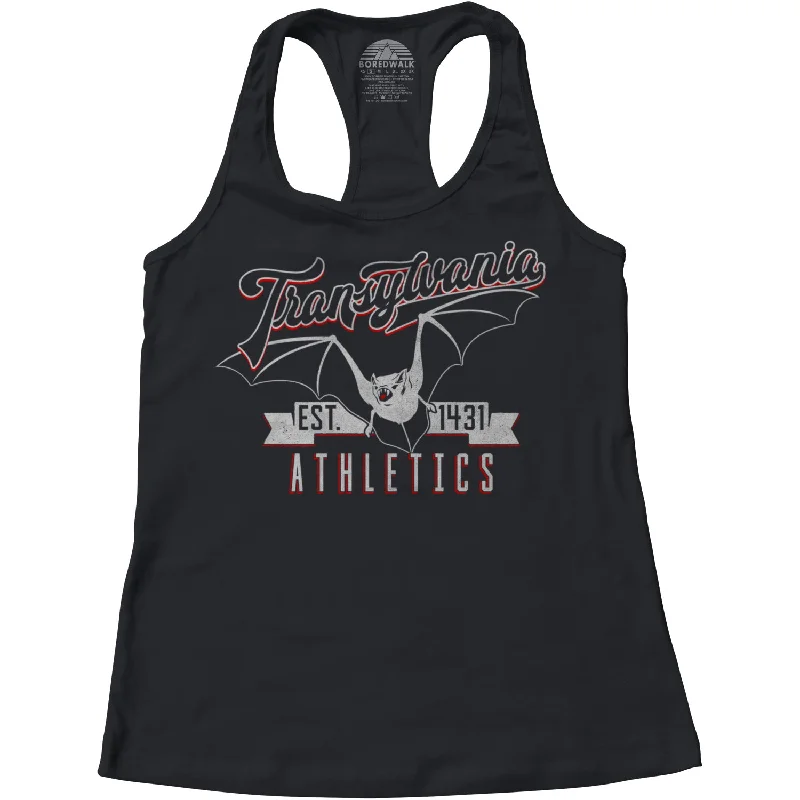 Women's Transylvania Athletics Racerback Tank Top peach tank top
