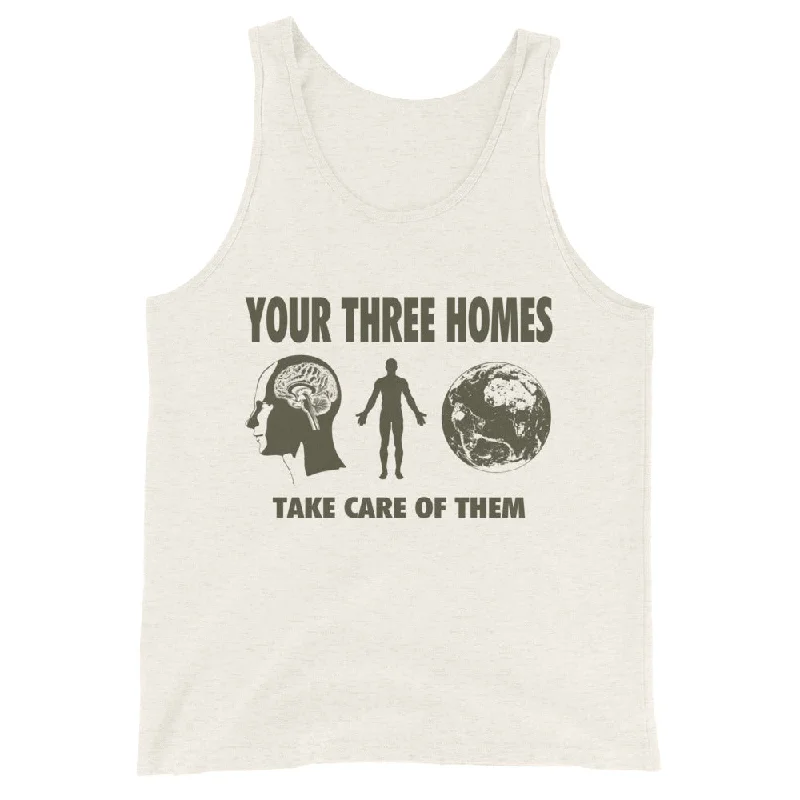 Your Three Homes  Graphic Tank Top mint tank top